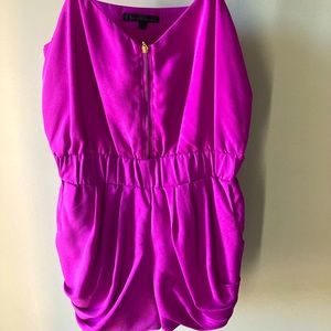LUCCA COUTURE Fuchsia Romper S